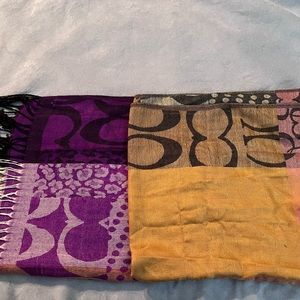 Beautiful Coach scarf